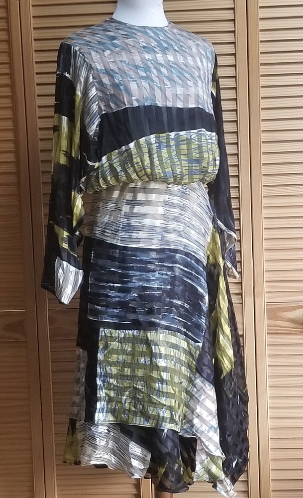 Rare Vintage Icinoo Silk Dress NWT